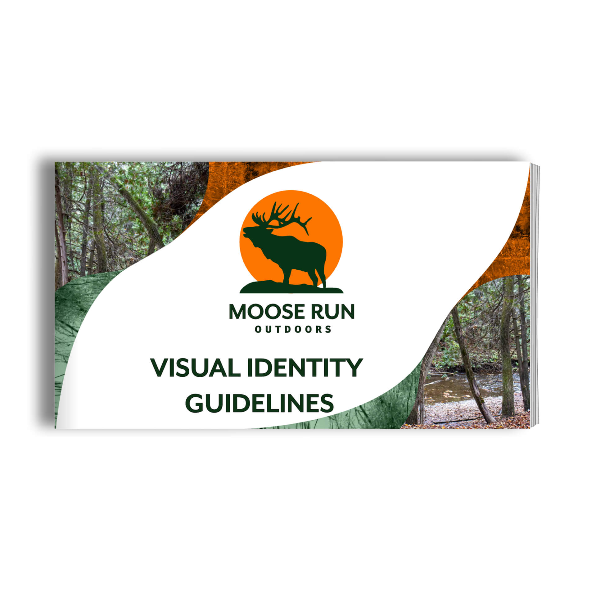 Outdoor company brand book preview